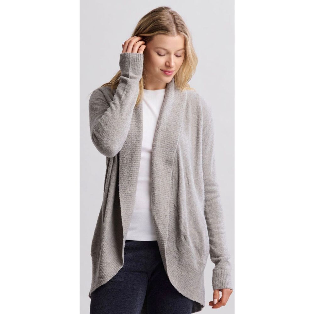 Women’s Barefoot Dreams Tan CozyChic Lite Circle Cardi Size Medium